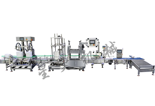 日化液体称重式灌装生产线