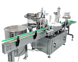 全自动消毒液灌装旋盖一体机